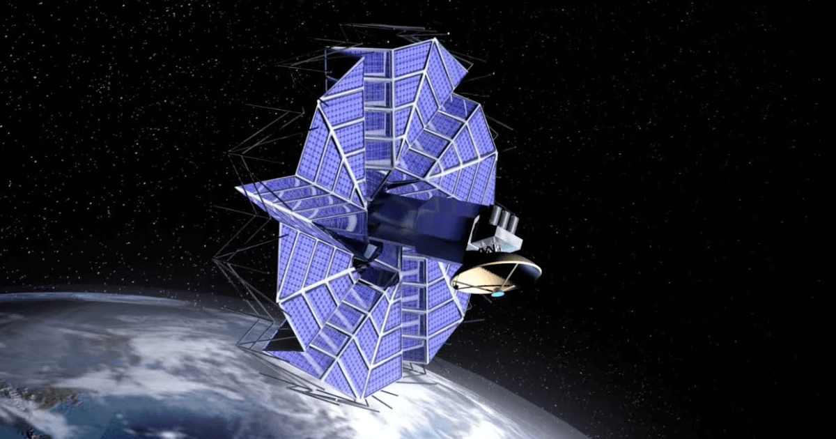 Satellite utilisant les principes de origami